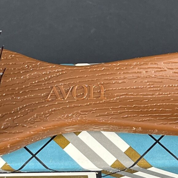 Vintage Avon Clothes Brush Valet Shoe Horn Handle Brown 60’s Collection NOS/BOX - Picture 8 of 16